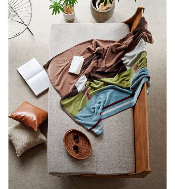 journal standard Furniture「VERTICAL STRIPES TOWELKET　タオルケット」|タオル|