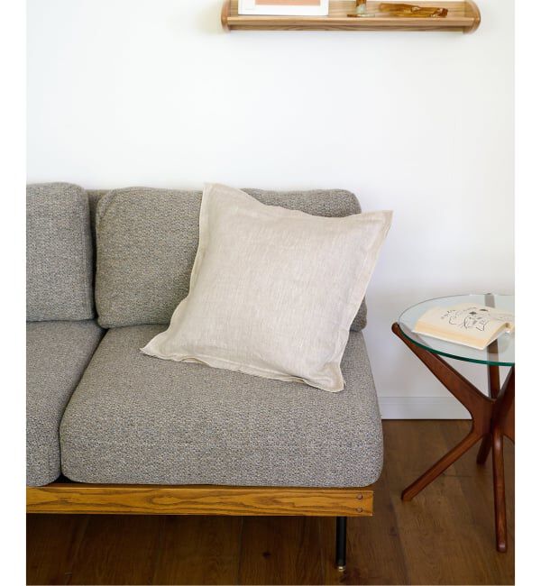 journal standard Furniture「LINEN MIX CUSHION　クッションカバー 45cm」|クッション・クッションカバー|グレー