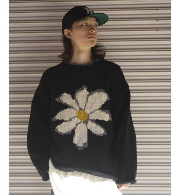 JOINT WORKS「MacMahon Knitting Mills / マクマホンニッティングミルズ All Roll Knit-Flower」|ニット・セーター|