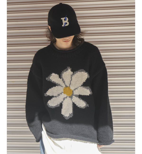 JOINT WORKS「MacMahon Knitting Mills / マクマホンニッティングミルズ All Roll Knit-Flower」|ニット・セーター|