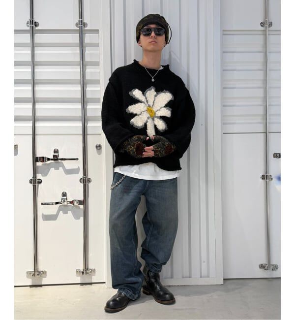 JOINT WORKS「MacMahon Knitting Mills / マクマホンニッティングミルズ All Roll Knit-Flower」|ニット・セーター|