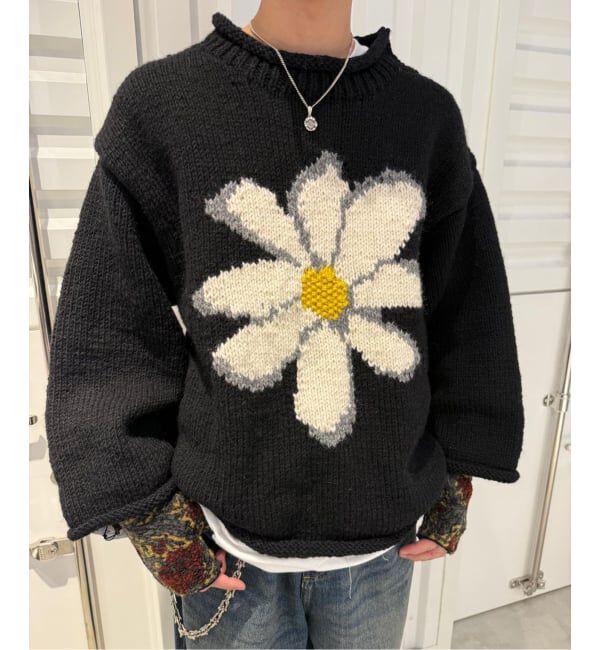 JOINT WORKS「MacMahon Knitting Mills / マクマホンニッティングミルズ All Roll Knit-Flower」|ニット・セーター|