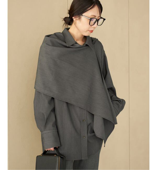 Plage「Stole シャツ」|シャツ・ブラウス|グレー