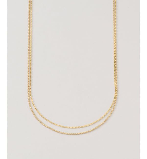 Plage「MARIHA / マリハ Silent Rain NECKLACE DOUBLE ネックレス 60cm」|ネックレス|ゴールド