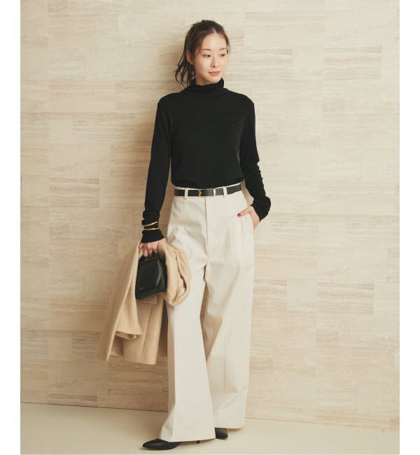 Plage「T/C wide chinos パンツ」|チノ|