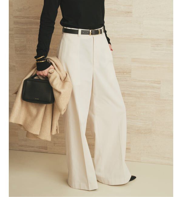 Plage「T/C wide chinos パンツ」|チノ|