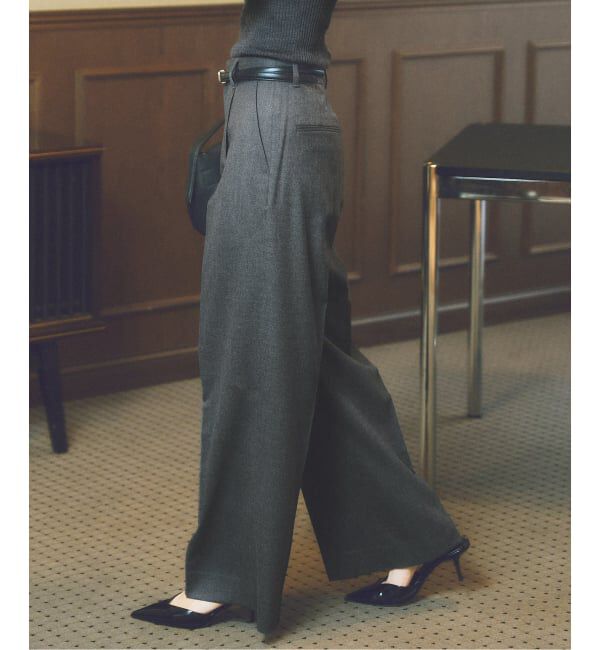 Plage「toulou wide slax パンツ」|スラックス|