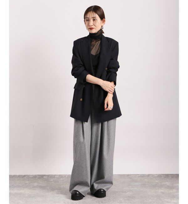 VERMEIL par iena「《追加》ドットフロッキーチュールプルオーバー」|Tシャツ・カットソー|