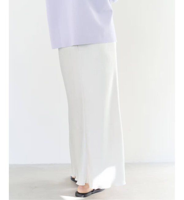 IENA「《追加7》ダブルサテンスカート」|スカート|