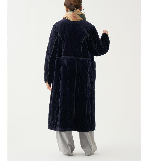 IENA LA BOUCLE「IENA LA BOUCLE ベロアキルティングコート」|その他|