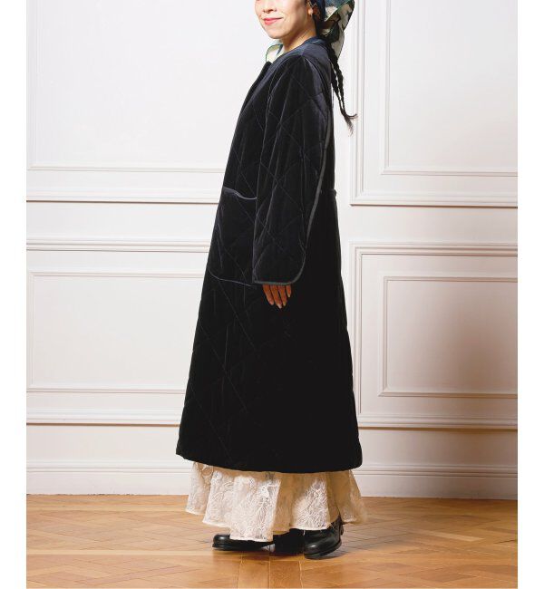 IENA LA BOUCLE「IENA LA BOUCLE ベロアキルティングコート」|その他|