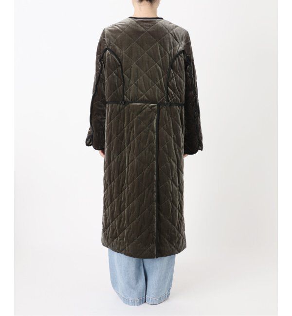 IENA LA BOUCLE「IENA LA BOUCLE ベロアキルティングコート」|その他|