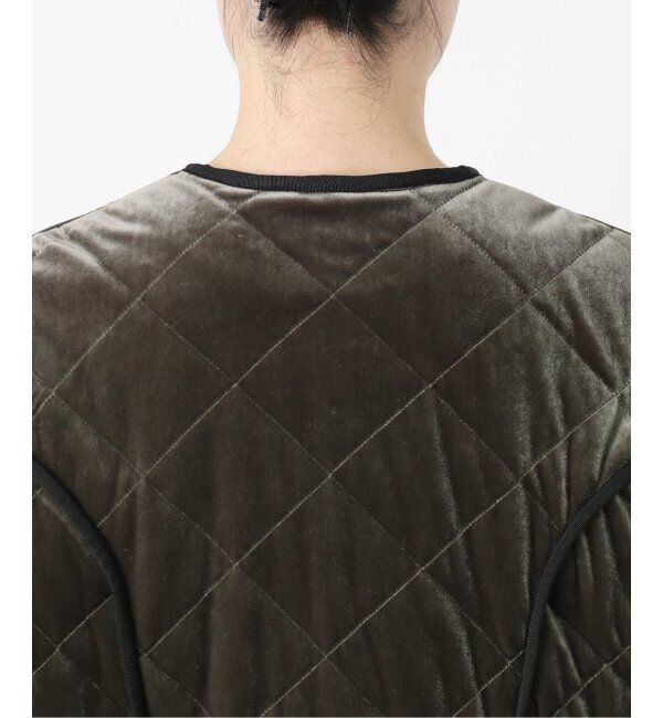 IENA LA BOUCLE「IENA LA BOUCLE ベロアキルティングコート」|その他|