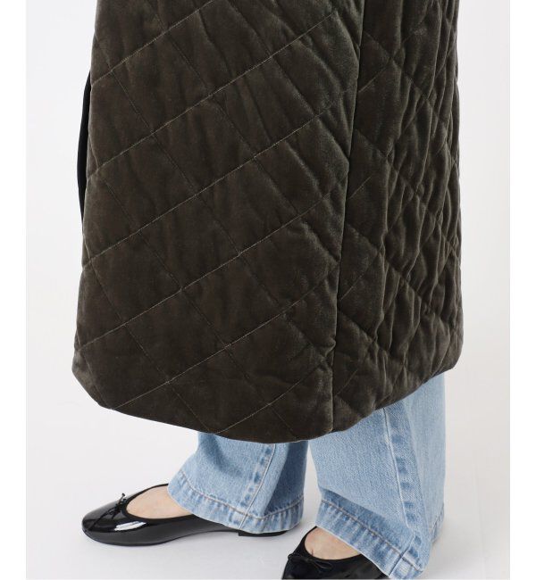 IENA LA BOUCLE「IENA LA BOUCLE ベロアキルティングコート」|その他|