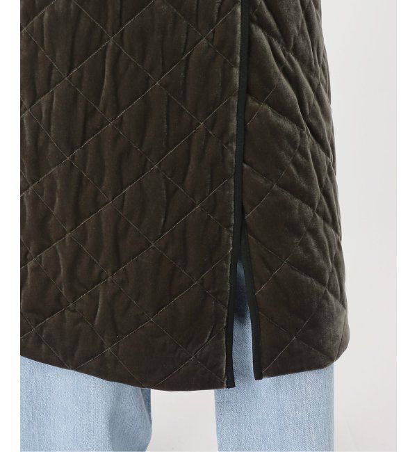 IENA LA BOUCLE「IENA LA BOUCLE ベロアキルティングコート」|その他|