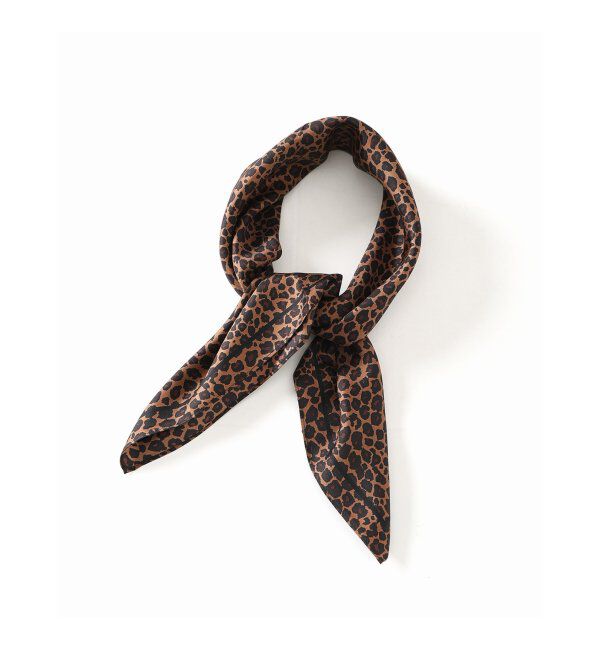 VERMEIL par iena「Le Scarf（レ スカーフ）LEO 80x80 LEO SCARF」|バンダナ・スカーフ|