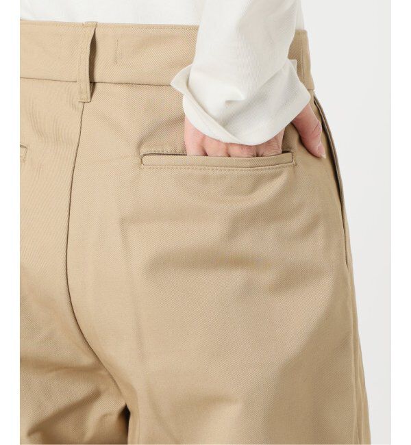 SLOBE IENA「チノタックワイドパンツ」|チノ|