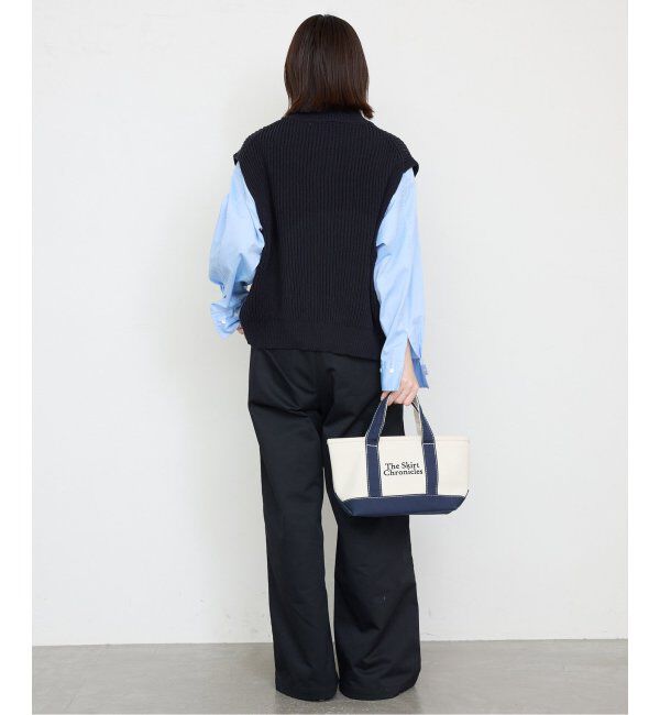 SLOBE IENA「チノタックワイドパンツ」|チノ|