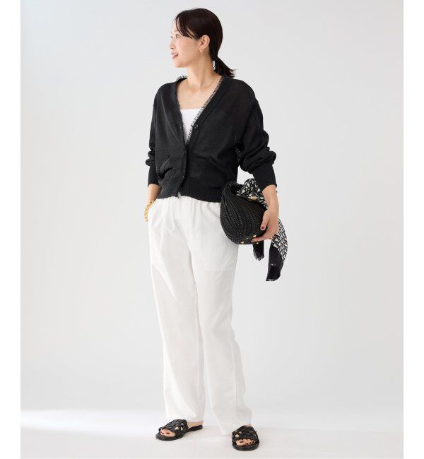 VERMEIL par iena「ペーパーテープヤーン カーデ」|カーディガン|