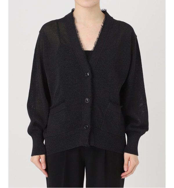 VERMEIL par iena「ペーパーテープヤーン カーデ」|カーディガン|