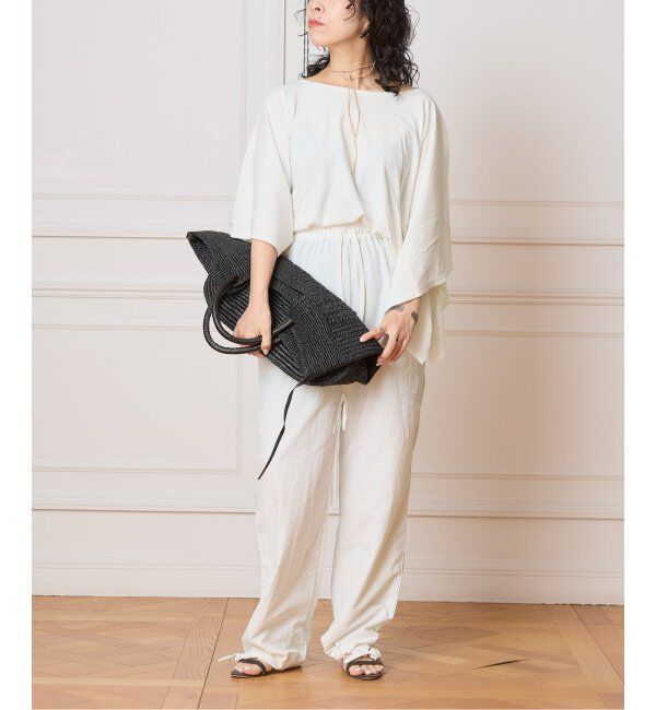 IENA LA BOUCLE「FOLKIN' VIOLETTE ROOM/フォーキン バイオレットルーム イージーパンツ」|その他|