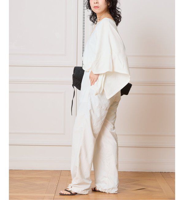 IENA LA BOUCLE「FOLKIN' VIOLETTE ROOM/フォーキン バイオレットルーム イージーパンツ」|その他|