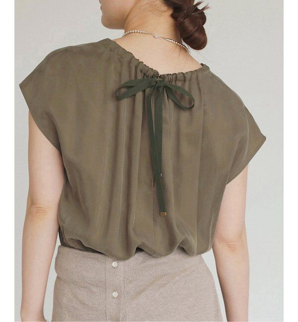 IENA「《追加2》キュプラギャザーネックオールインワン」|オールインワン|