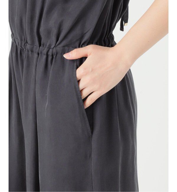 IENA「《追加2》キュプラギャザーネックオールインワン」|オールインワン|