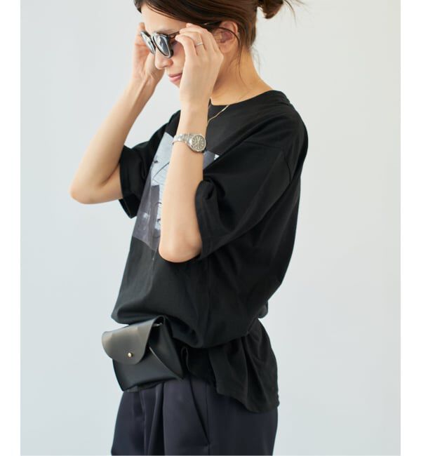 IENA「《追加》COUTURE D&rsquo;ADAM/クチュールドアダム Sam Haskins フォトTシャツ」|Tシャツ・カットソー|