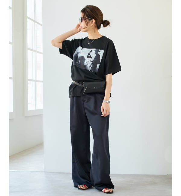 IENA「《追加》COUTURE D&rsquo;ADAM/クチュールドアダム Sam Haskins フォトTシャツ」|Tシャツ・カットソー|