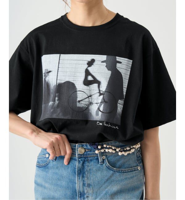 IENA「《追加》COUTURE D&rsquo;ADAM/クチュールドアダム Sam Haskins フォトTシャツ」|Tシャツ・カットソー|