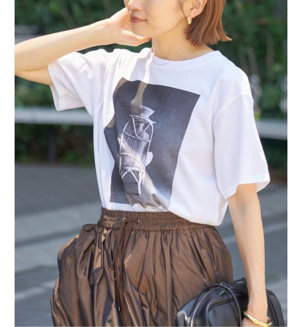 IENA「《追加》COUTURE D&rsquo;ADAM/クチュールドアダム Sam Haskins フォトTシャツ」|Tシャツ・カットソー|ホワイト