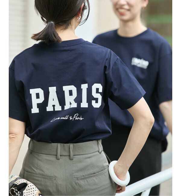 VERMEIL par iena「《一部店舗限定》PARIS ロゴTシャツ」|Tシャツ・カットソー|