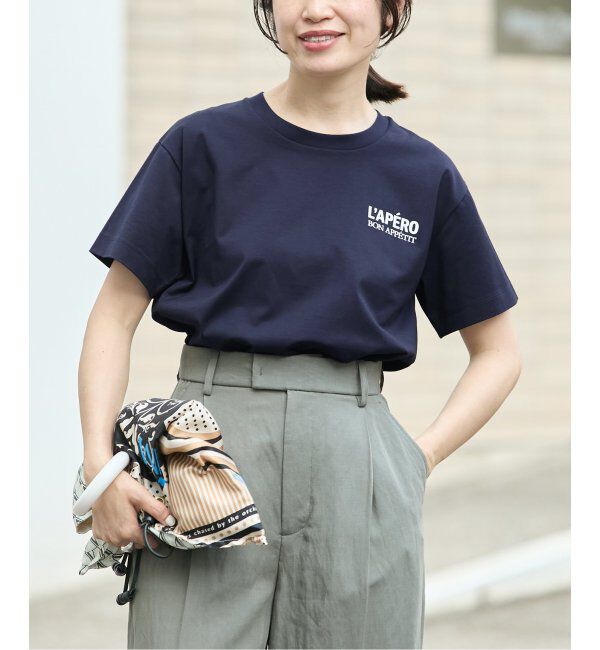 VERMEIL par iena「《一部店舗限定》PARIS ロゴTシャツ」|Tシャツ・カットソー|