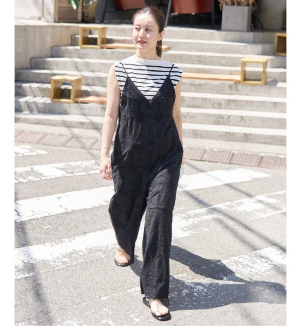 IENA「《WEB限定/追加6》レースオールインワン」|オールインワン|