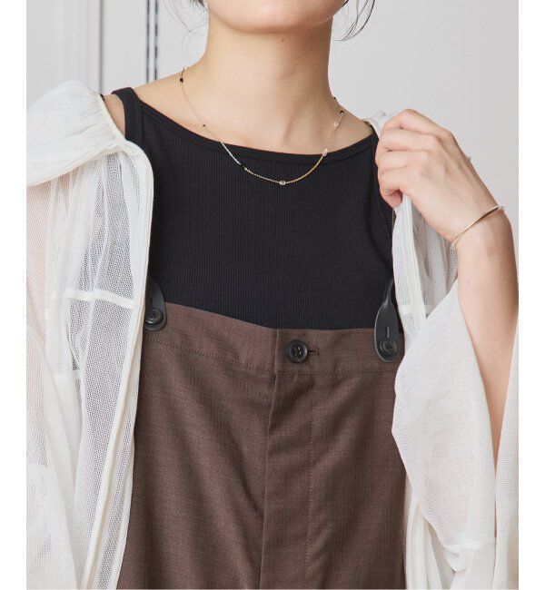 IENA LA BOUCLE「CAROUSE LAMBRA/ケラウズランブラ ボートキャミソール 251-380」|キャミソール|