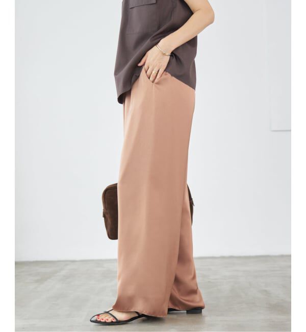 IENA「サテンイージーパンツ」|その他|