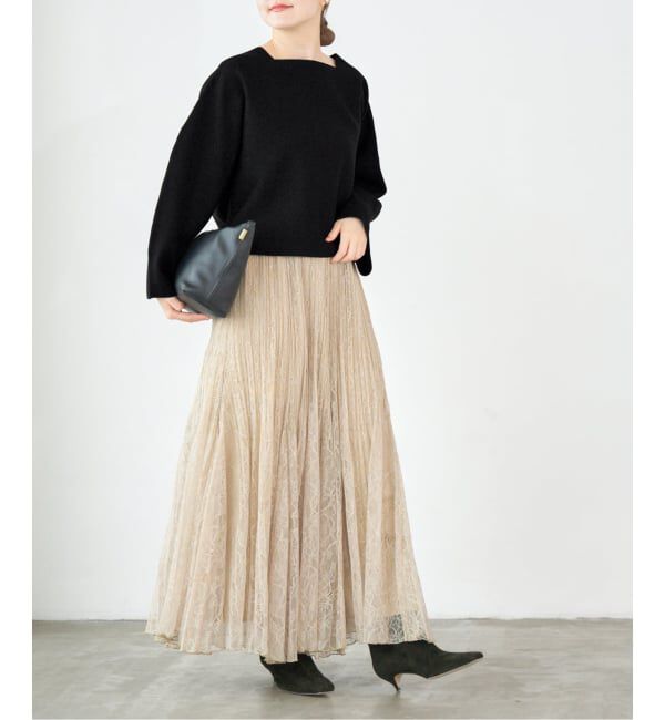 IENA「スーパーファインスムースプルオーバー」|ニット・セーター|