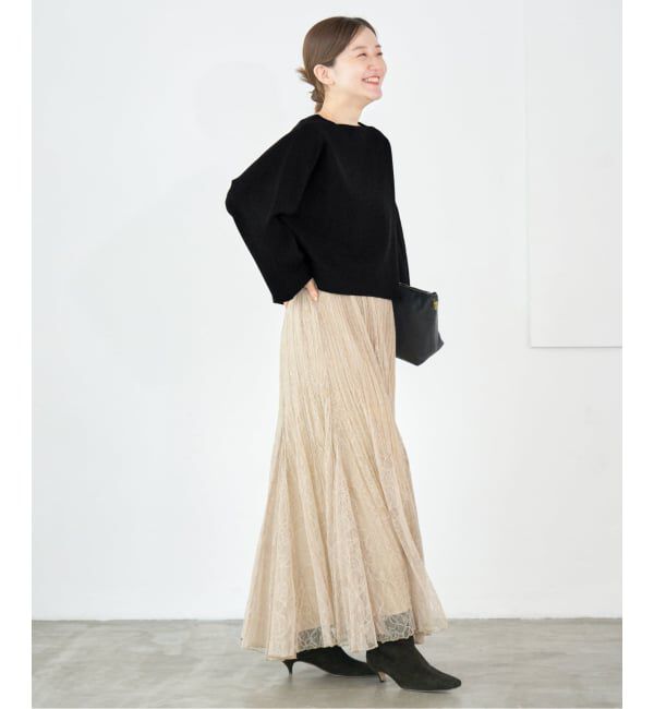 IENA「スーパーファインスムースプルオーバー」|ニット・セーター|