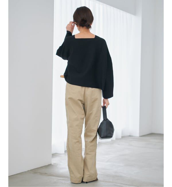 IENA「スーパーファインスムースプルオーバー」|ニット・セーター|