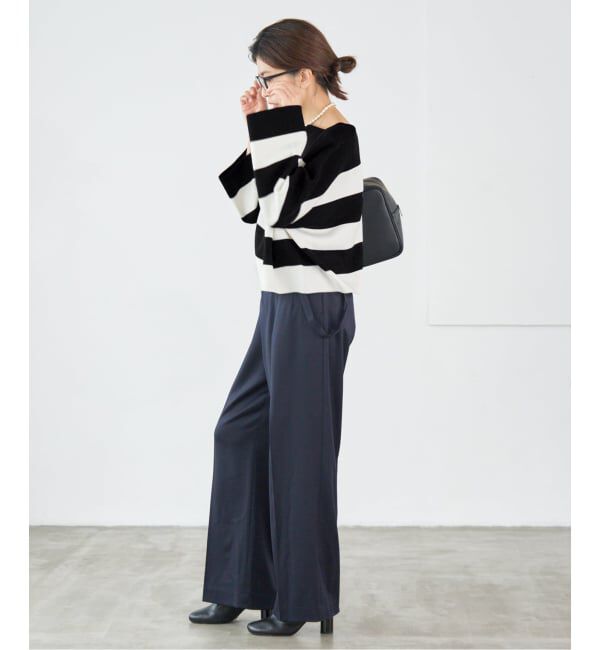 IENA「スーパーファインスムースプルオーバー」|ニット・セーター|