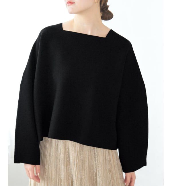 IENA「スーパーファインスムースプルオーバー」|ニット・セーター|