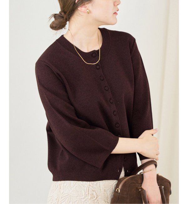 IENA「Debussyミニカーディガン」|カーディガン|