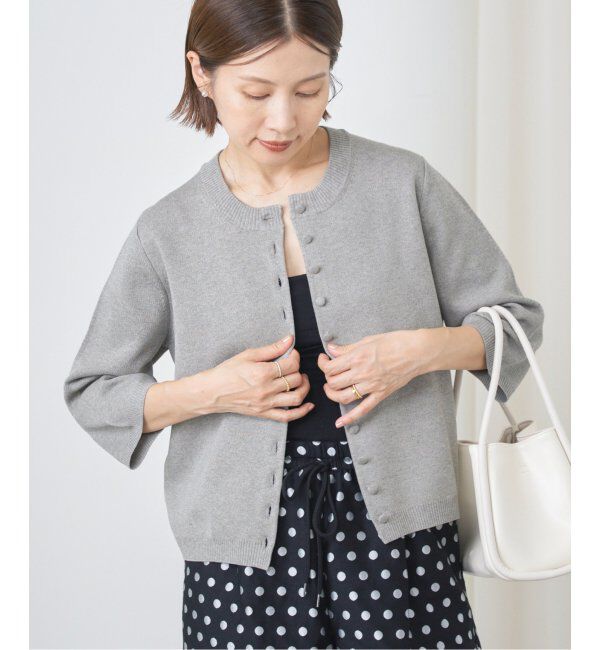 IENA「Debussyミニカーディガン」|カーディガン|