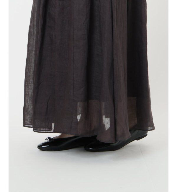 IENA「ラミーギャザーロングスカート」|スカート|