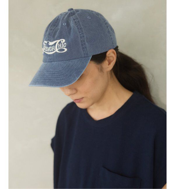 IENA「BLACK フレンチロゴキャップ」|キャップ・キャスケット|