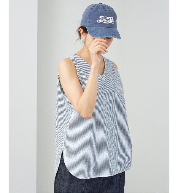 IENA「BLACK フレンチロゴキャップ」|キャップ・キャスケット|