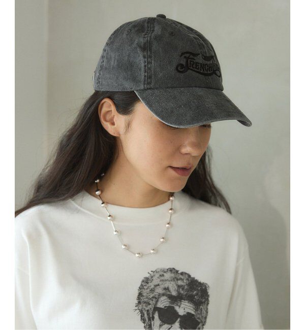 IENA「BLACK フレンチロゴキャップ」|キャップ・キャスケット|