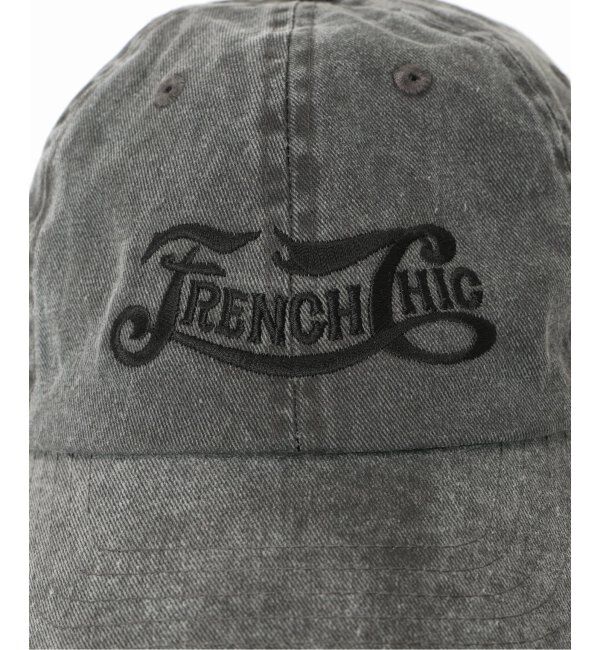 IENA「BLACK フレンチロゴキャップ」|キャップ・キャスケット|