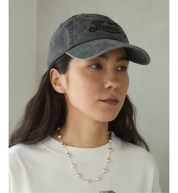 IENA「BLACK フレンチロゴキャップ」|キャップ・キャスケット|